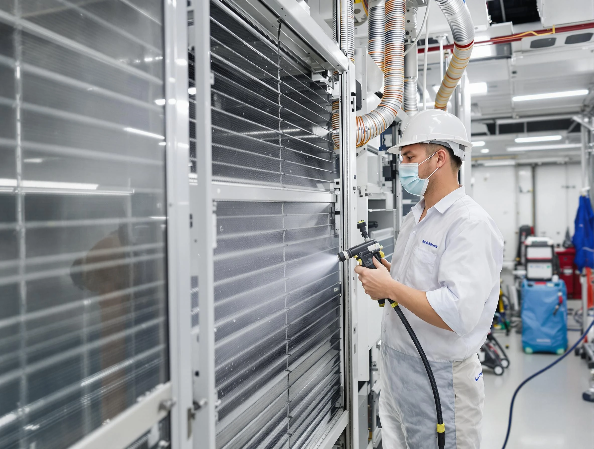 Professional AC coil cleaning by Petersburg Air Duct Cleaning in Petersburg