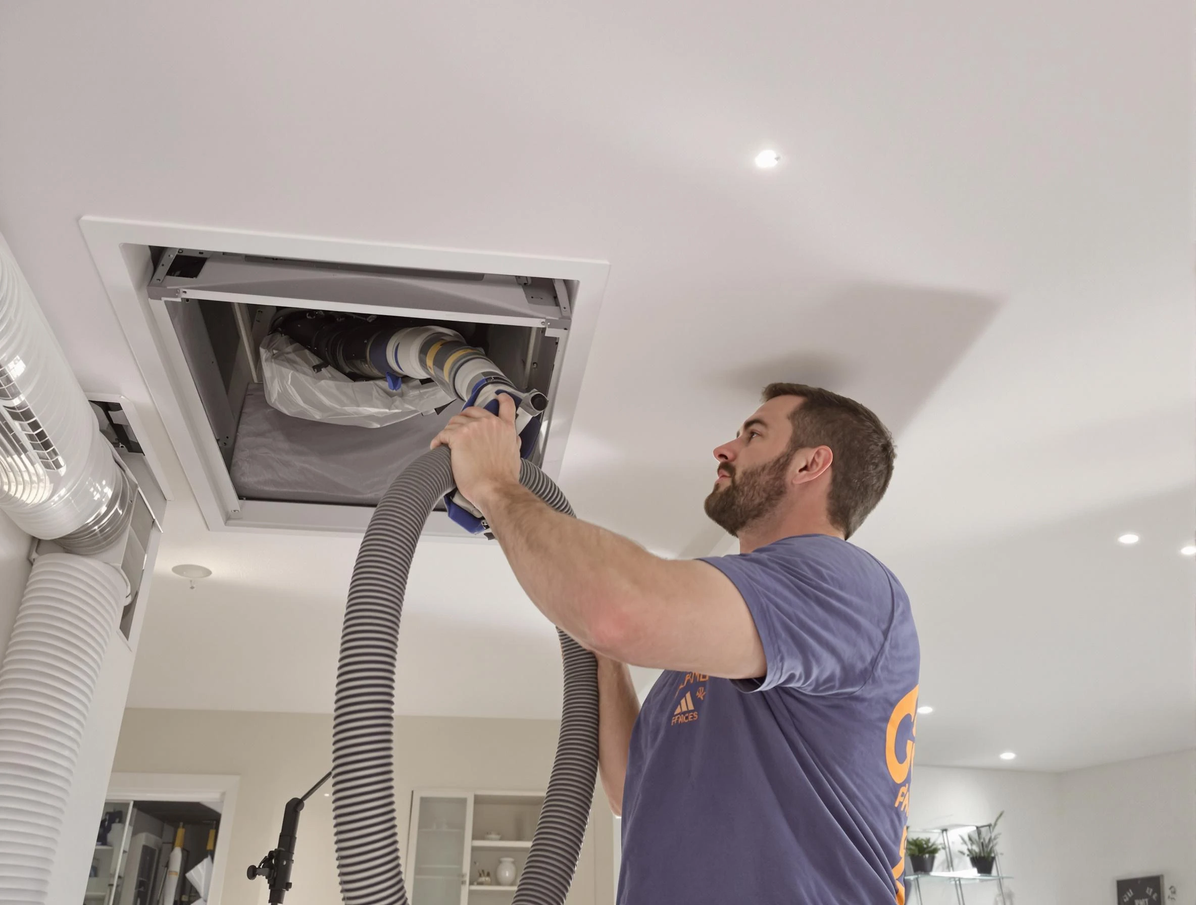 Precision indoor duct cleaning by Petersburg Air Duct Cleaning in Petersburg