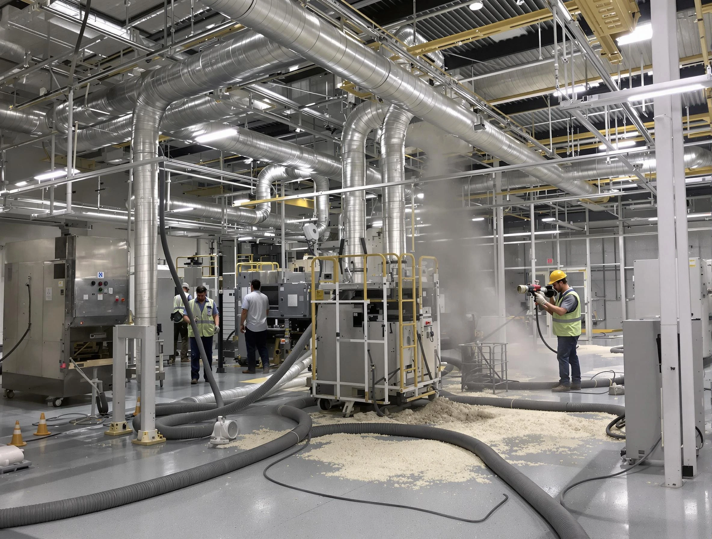 Heavy-duty industrial duct cleaning by Petersburg Air Duct Cleaning in Petersburg